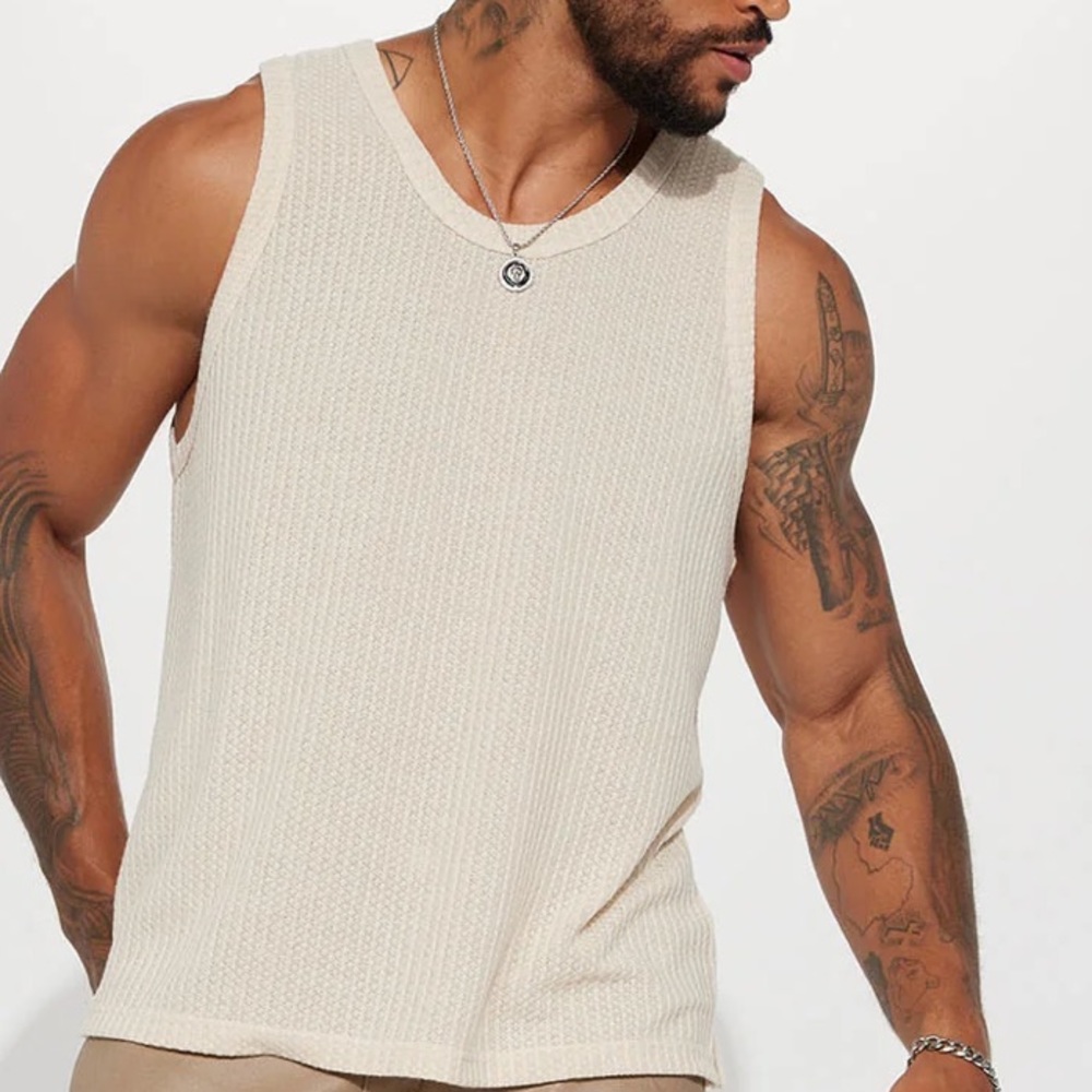 Men blissful tank size L